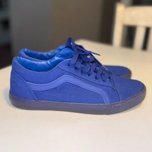 VANS  Old Skool Original Skate Shoes Nautical Blue Womens 10, Men’s 8.5